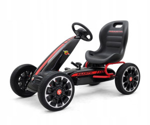 Milly Mally Gokart Na Pedały Abarth Black 3-9 Lat