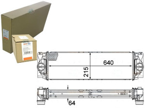 Intercooler Mercedes Sprinter 06- Behr Hella
