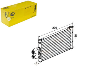 Chłodnica Oleju Automat Hella 2115000200 211500160