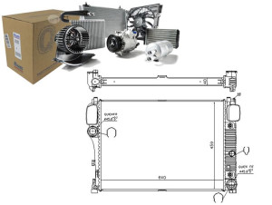Chłodnica Silnika Mercedes S (c216) S (w221) 2.2d-
