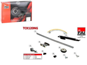 Zestaw Łańcucha Rozrządu Alfa Fiat 1,9jts 2,2jts F