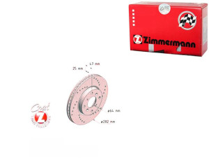 Tarcze Hamulcowe 2szt Honda Accord 98-02 Zimmerman