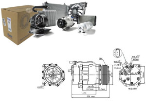 Sprężarka Klimatyzacji Ford Galaxy Seat Leon Vw Bo
