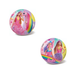 Piłka Gumowa Plażowa Barbie Jednorożec Duża 23cm