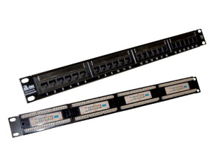Patch panel UTP kat.5e 24 porty LSA 1U ALANTEC  - ALANTEC