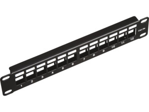Patch panel 10" modularny 12 portów 1U niewyposażony ALANTEC - ALANTEC