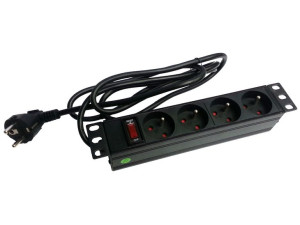 Listwa zasilająca 10" gniazdo 4 x CEE 7/5 wtyk CEE 7/7 ALANTEC - ALANTEC