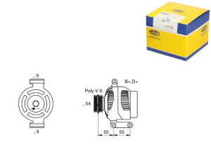 Alternator Fiat 1.3 Multijet Magneti Marelli
