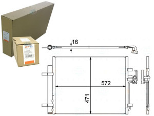 Skraplacz Behr Hella 1437112 1405365 6g9119710cb 6