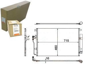 Skraplacz Behr Hella 38013633aa A9065000054 906500