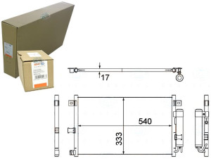 Skraplacz Behr Hella Ne5161480c 112037n Mz5238 Mza