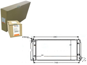 Chłodnica Silnika Behr Hella 164000n030 164000n031