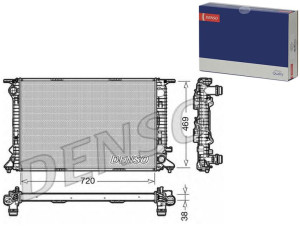 Chłodnica Silnika Audi A4 A4 Allroad A5 A6 A6 Allr