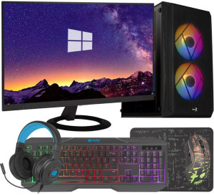 Komputer Pc Cs-107 2/2500/5600/p16/s512/11238 Windows 10 Pro Pl + Monitor +