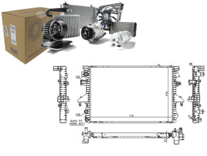 Chłodnica Silnika Vw Multivan V Transporter V 1.9d