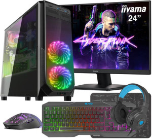 Komputer Pc Bpv2 2/2600/2060/p16/s512/26139 + Monitor + Akcesoria