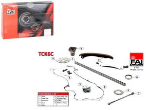 Zestaw Łańcucha Rozrządu Fiat 1,3 Jtd Fai Autopart