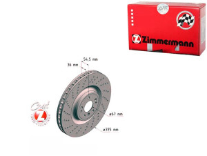 Tarcze Hamulcowe 2szt Mercedes W166 M-klasa 11- Pr