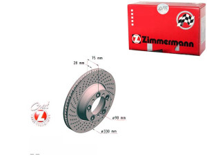 Tarcze Hamulcowe 2szt Porsche 911 (996) 02-05 Lt Z