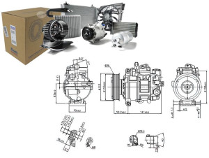 Sprężarka Klimatyzacji Audi A4 1.6-3.0 11.00-03.09