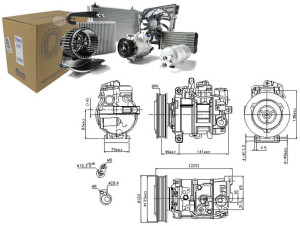 Sprężarka Klimatyzacji Audi A4 A5 A6 A6 Allroad A7