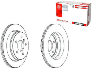 Tarcze Hamulcowe 2szt Bmw 3 (e46) 2.5 09.00-02.05