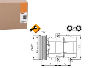 Sprężarka Klimatyzacji Ford Transit Fs10-170 Nrf