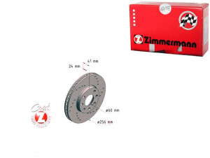 Tarcze Hamulcowe 2szt Opel Astra G 98-04 Zimmerman