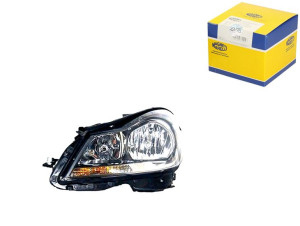 Reflektor Mercedes W204 08-14 H7 H7 Wkład Antracyt