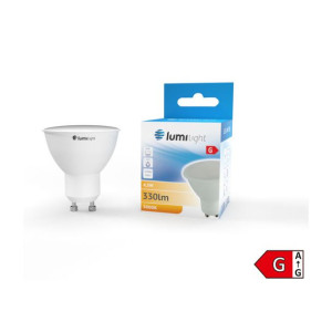Żarówka Led Gu10 4,3w Barwa Ciepła 330lm Jdr Al+pc