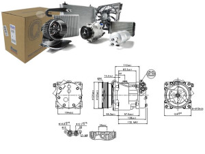 Sprężarka Klimatyzacji Vw Multivan V Transporter V