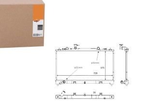 Chłodnica Mazda 6 2,0mzr-cd 2,2d 07-12 Nrf
