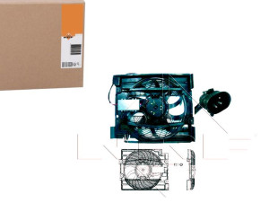 Wentylator Chłodnicy Bmw E39 520-540 96-03 Nrf