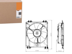 Wentylator Chłodnicy Suzuki Sx4 Seidici 1,9ddis 1,