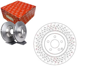 Tarcze Hamulcowe 2szt Mercedes Przód W211 R230 02-