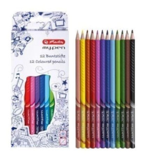 Zestaw trójkątnych kredek x 12 szt. My.Pen