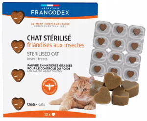 FRANCODEX Przysmaki z owadami dla kota po strerylizacji