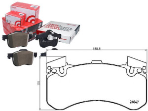 Klocki Hamulcowe Audi A8 09-18 Przód Brembo