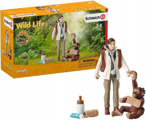 Schleich Slh42353 Weterynarz W Pracy Croco Dżungla