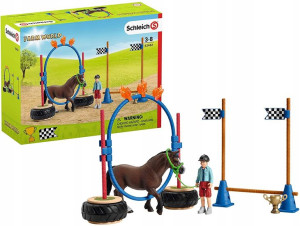 Schleich Wyścig Zręcznościowy Dla Kucyków 42482