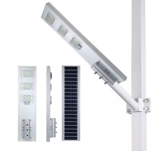 LAMPA ULICZNA LED SOLARNA 1600W OGRODOWA aluminium