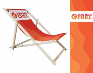 Leżak Drewniany premium FIRMOWY SunBedChill
