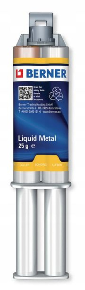 Płynny metal spaw na zimo klej 25 g Berner