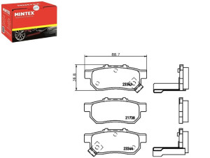 Klocki Hamulcowe Mintex 43022s04e01 43022sr2030 43