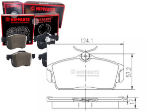 Klocki Hamulcowe Nissan Almera Ii (n16) 1.5 Nippar