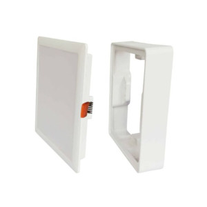 Panel Plafon Led 12w Kwadratowy 2w1 Lampa Tytan