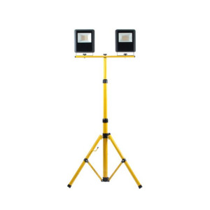 2x Naświetlacz Led 2x20w Halogen Statyw B. Zimna