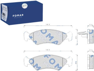 Klocki Hamulcowe Ford Fiesta Ka Mazda 121 Gr.17mm*