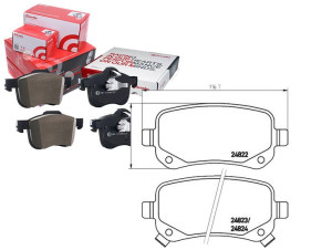 Klocki Hamulcowe Chrysler Voyager 07- Tył Brembo