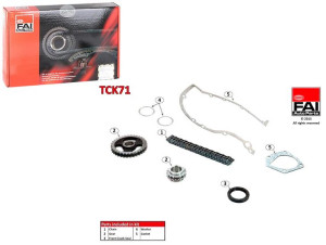 Zestaw Łańcucha Rozrządu Skoda Fabia (6y2) 1. 0 12